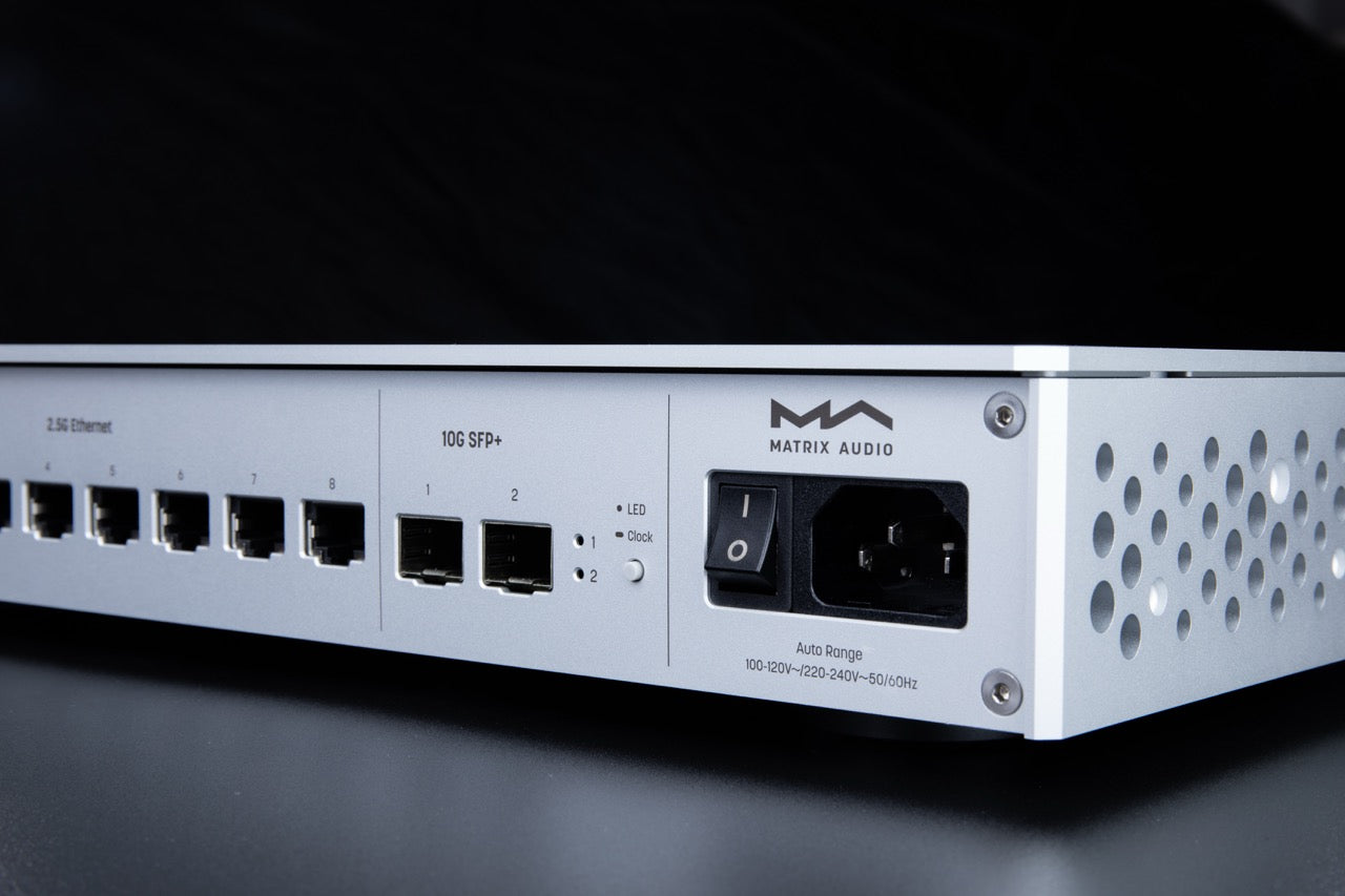 Matrix Audio SS-1 PRO Audio Grade Network Switch at Madly Audio in Canada